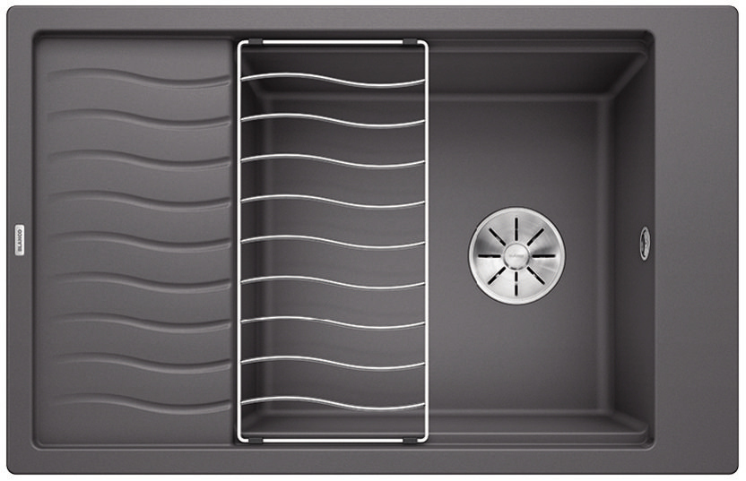 Blanco Elon XL 6S palaszürke 524845 Silgranit mosogatótálca