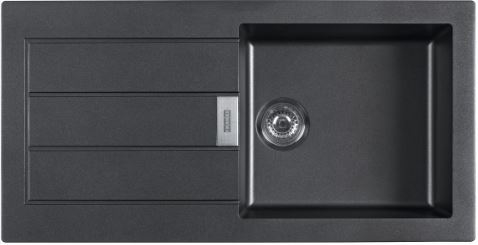Franke Sirius SID 611-100 Carbon fekete Techtonite mosogatótálca