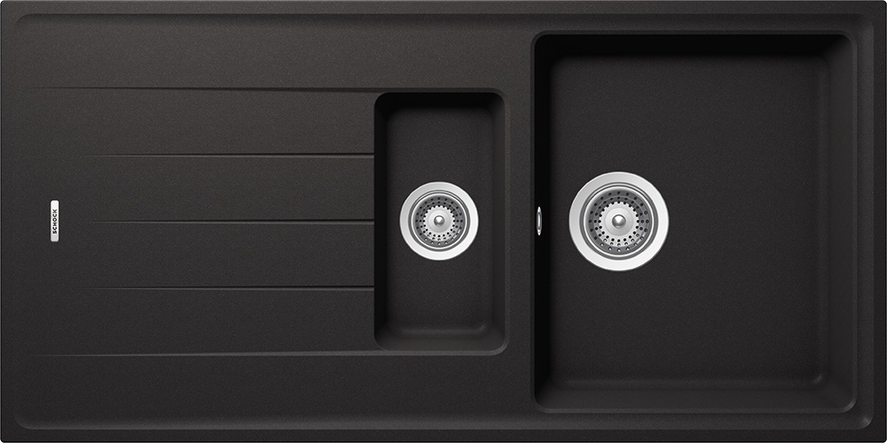 Schock Element D-150 Nero/fekete gránit mosogatótálca