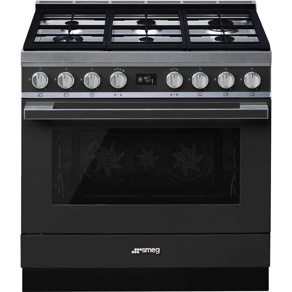 Smeg Cooker CPF9GPAN antracit szabadonálló tűzhely magyar garanciával
