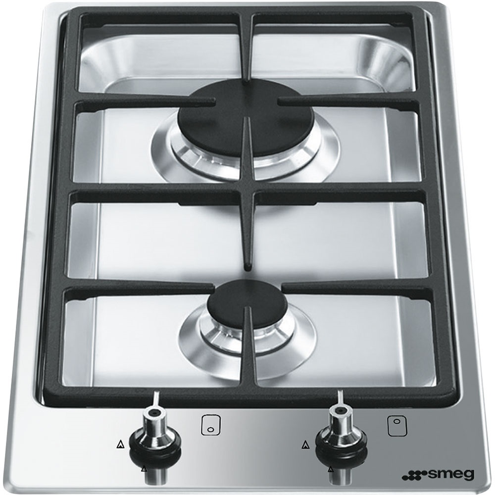SMEG PGF32G inox beépíthető dominó gázfőzőlap