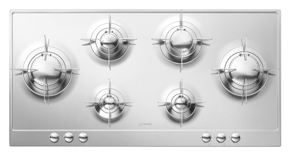 SMEG P106ES inox beépíthető gázfőzőlap