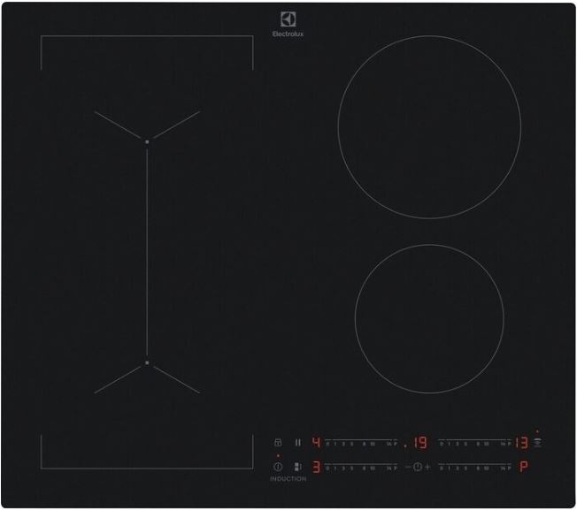 Electrolux EIV63443CT Beépíthető indukciós főzőlap, SaphirMatt® SE üvegfelület, Bridge, Hob2Hood, 60 cm