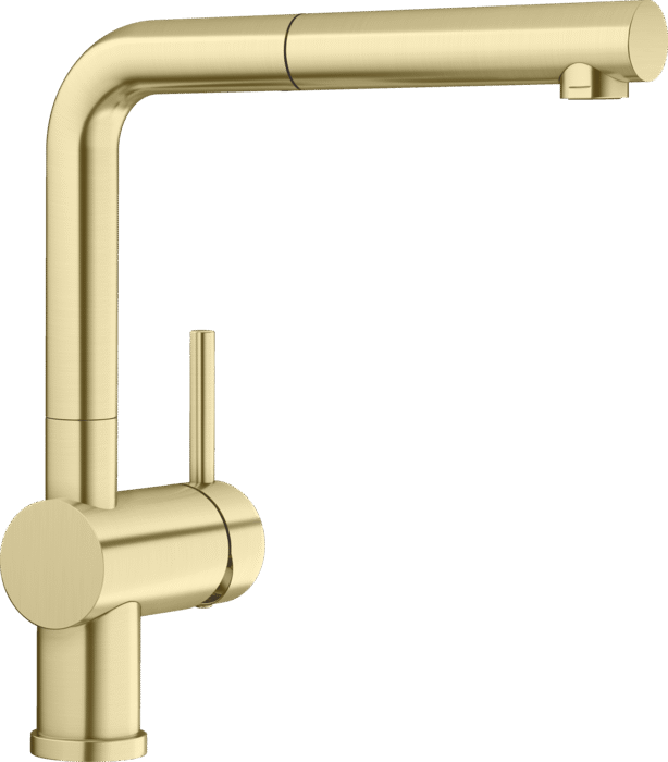 Blanco Linus-S satin gold 526684 kihúzható fejes csaptelep