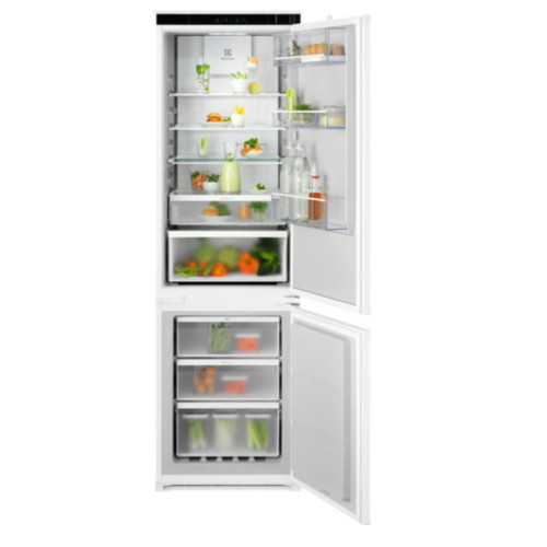 Electrolux ENT6ME18S TwinTech NoFrost beépíthető hűtőszekrény 10 év motor garanciával