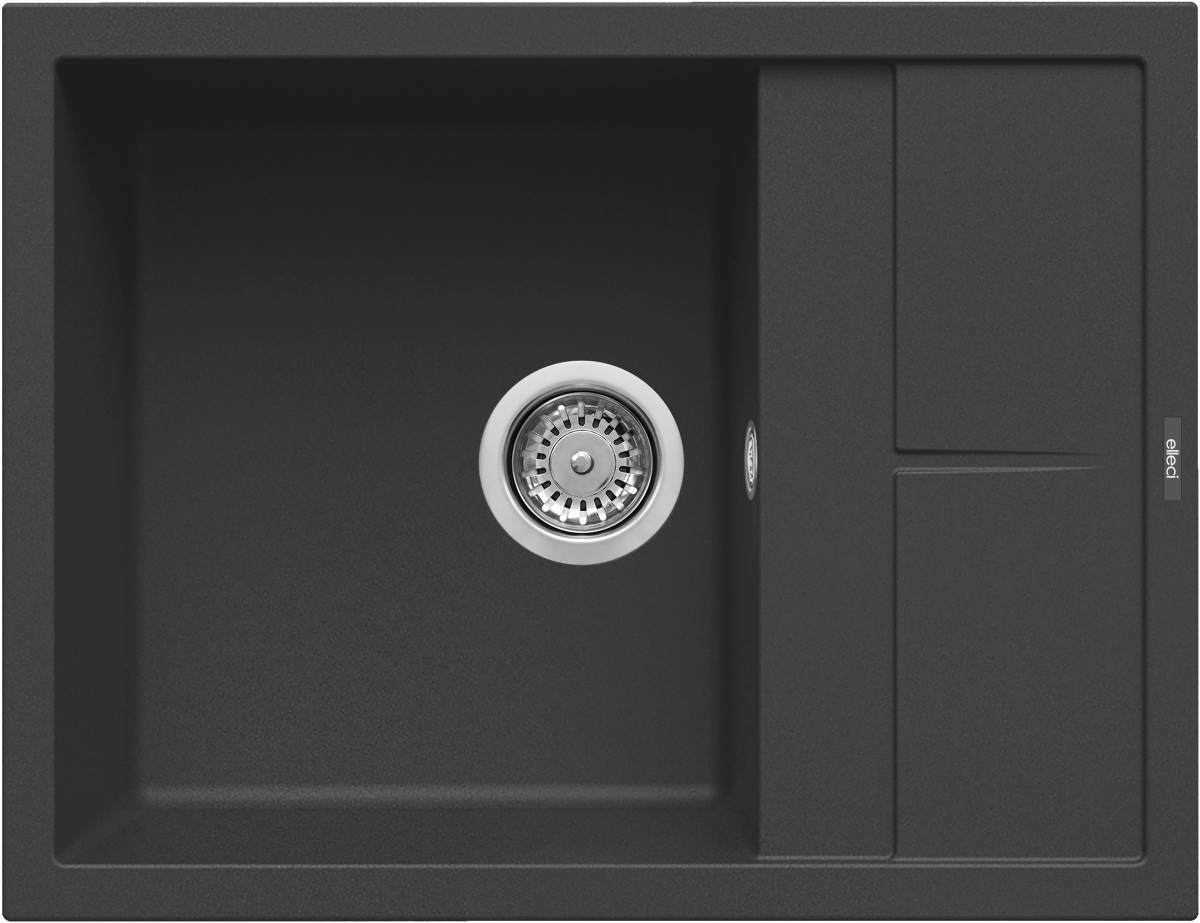 Elleci Unico 125 G40 Nero granitek mosogatótálca
