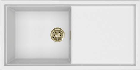 Elleci Sintesi 480 K96 White arany szűrőkosárral keratek plus mosogatótálca