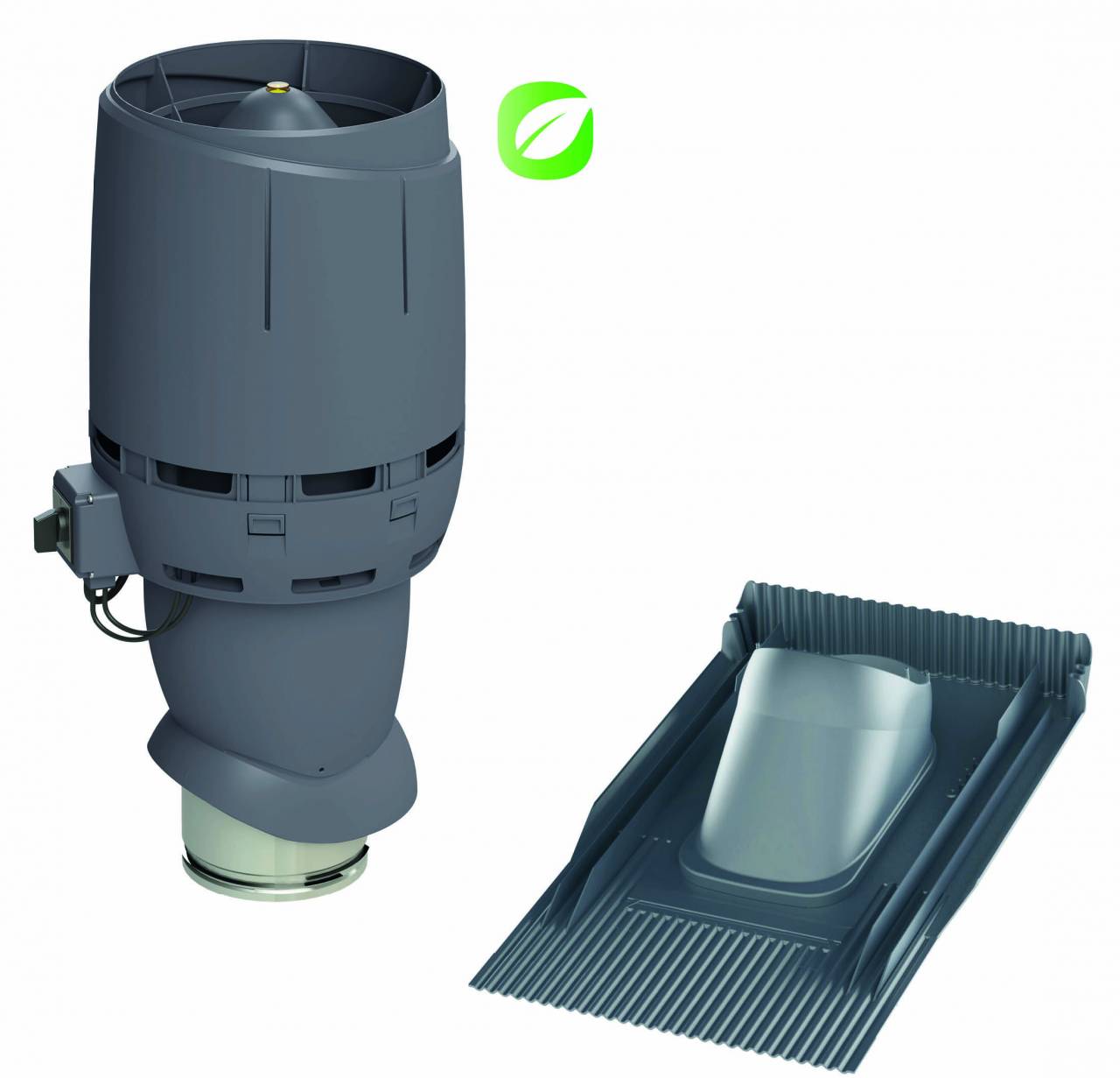 Vilpe 1006 ECO szürke tetőventilátor szett 5 év magyar garanciával
